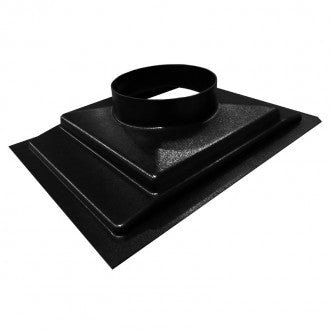Intake Manifold • ABS Plastic • 13.5"x13" • 8-inch diameter ring for Flex Duct • #MFIM8