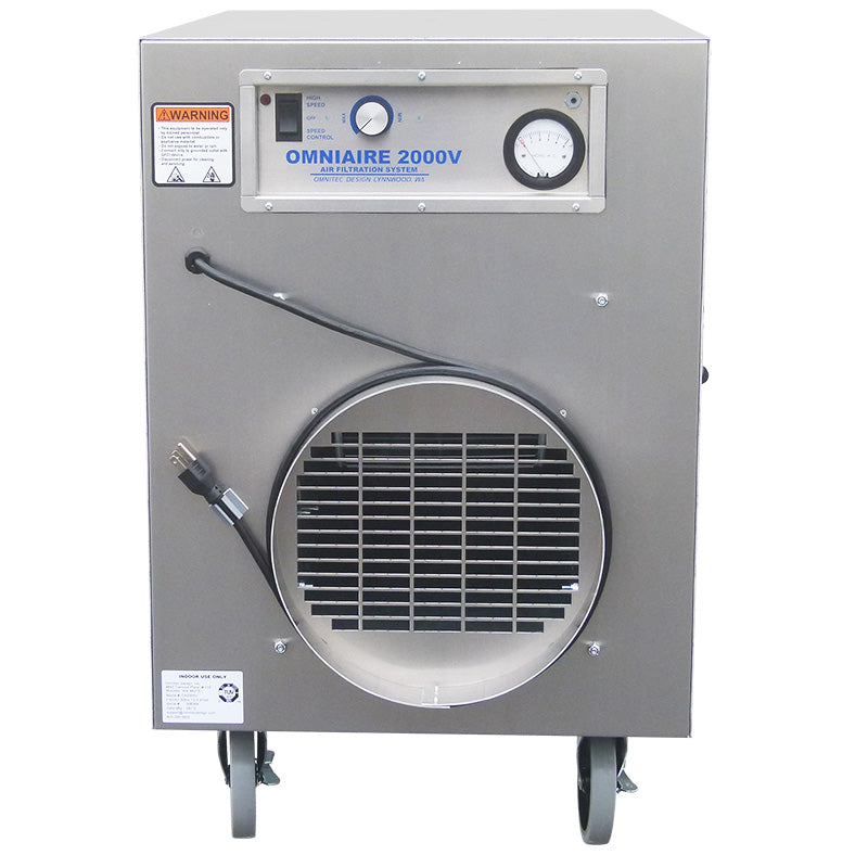 OmniAire Negative Air Machine • HEPA Filter • 99.97% • #OA2000V
