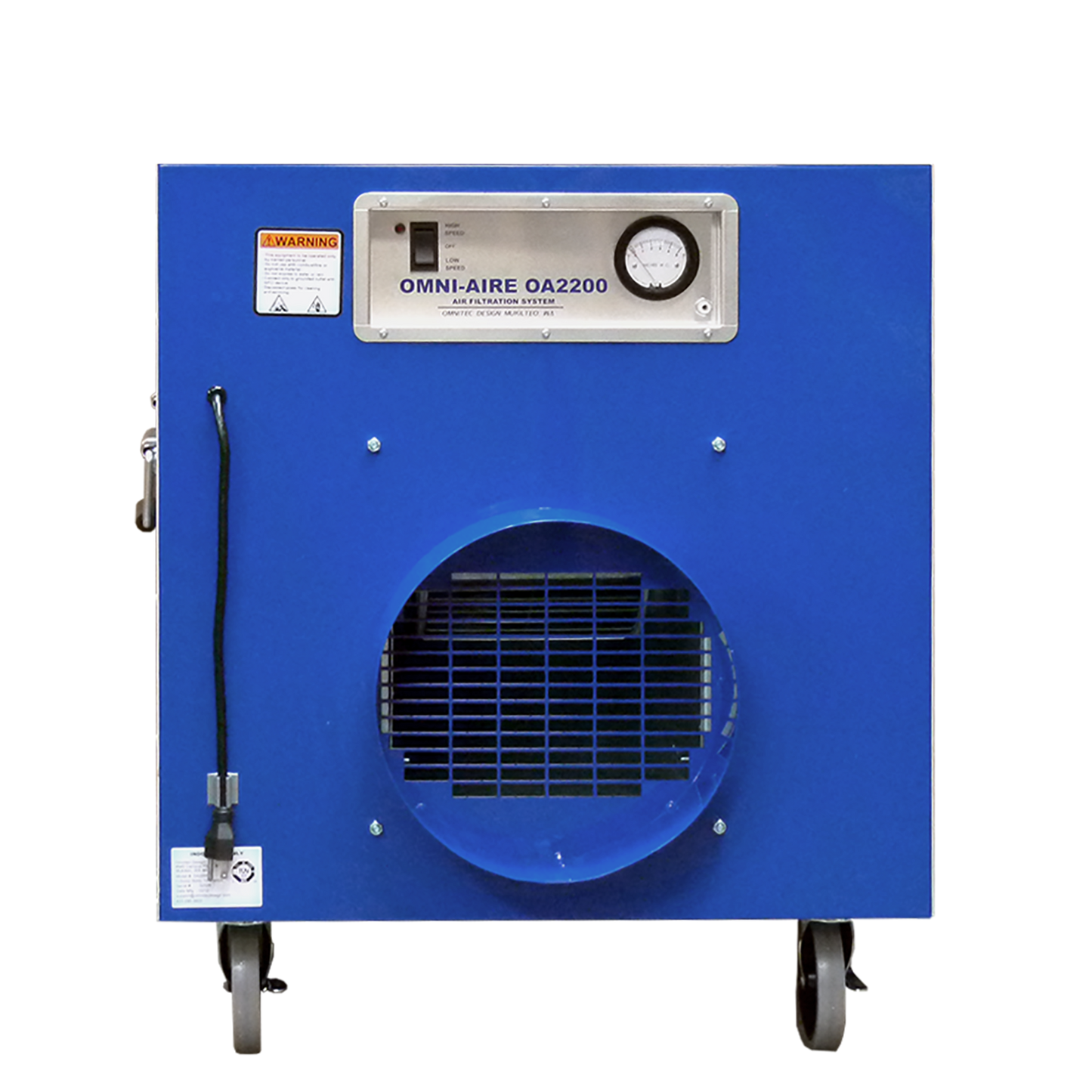 *Closeout Sale* OmniAire Negative Air Machine • Bag Filter • #OA2200ULBF