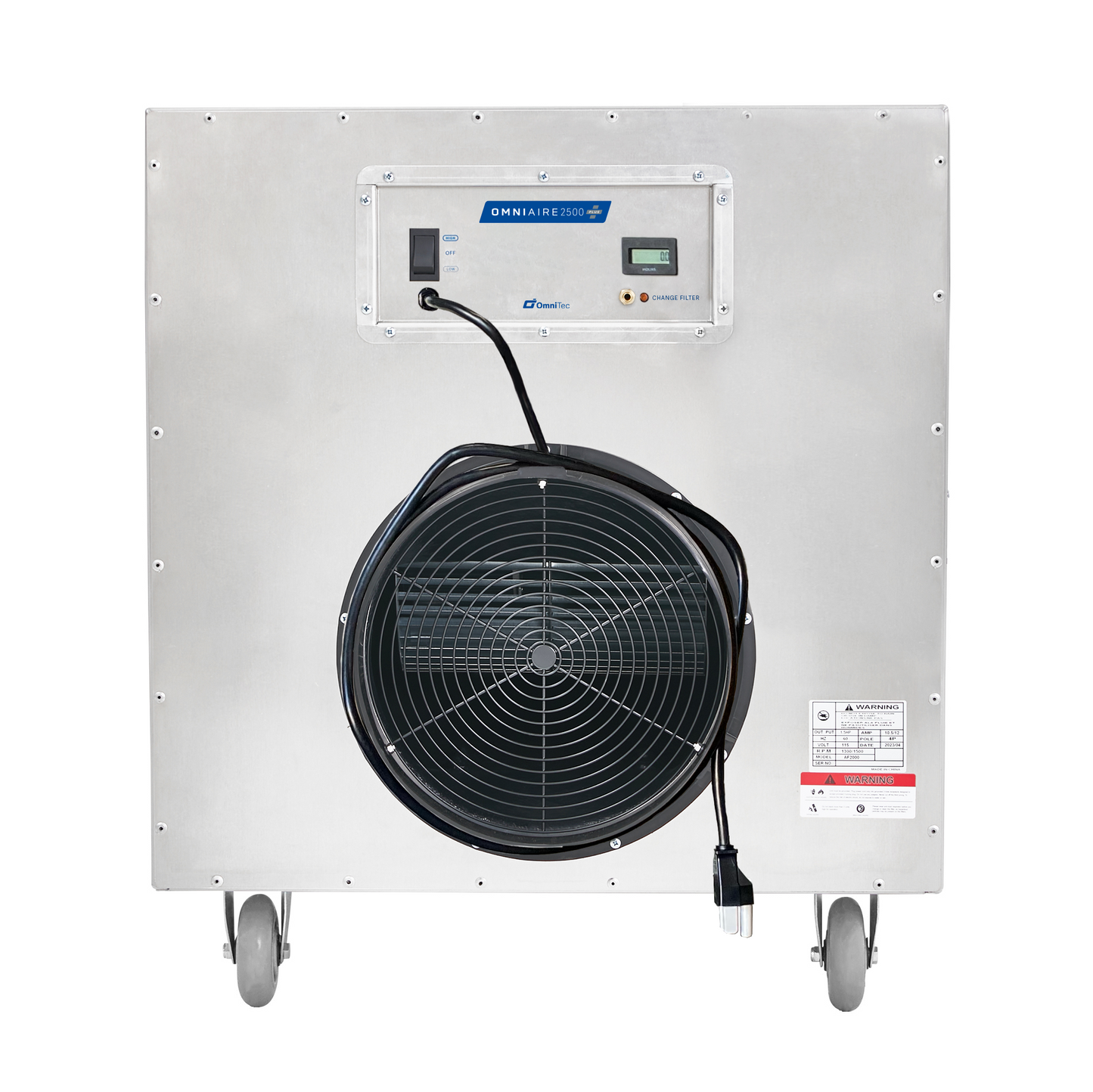 New! OmniAire Negative Air Machine • HEPA Filter • 99.97% • Wood Frame • #OA2500PLUS