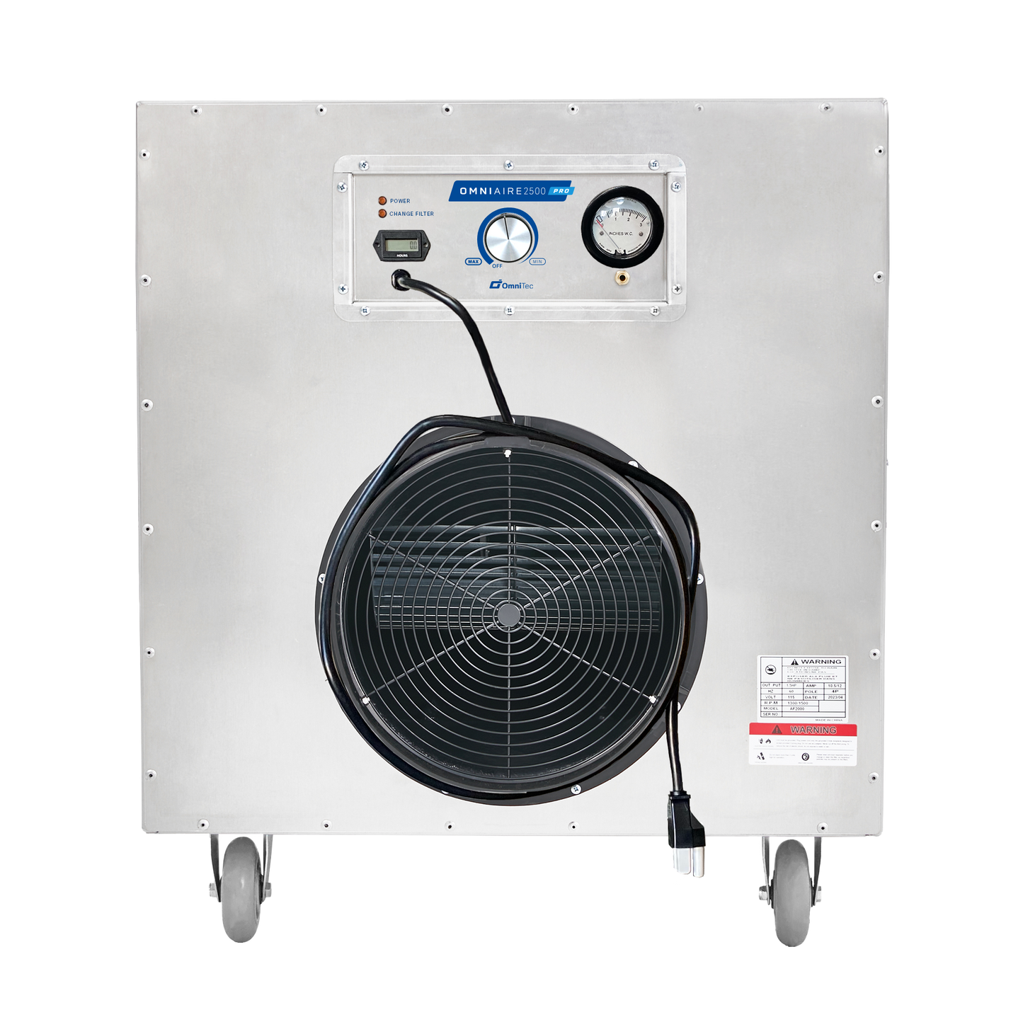 New! OmniAire Negative Air Machine • Bulk Activated Carbon • V-Bank • #OA2500PRO-C