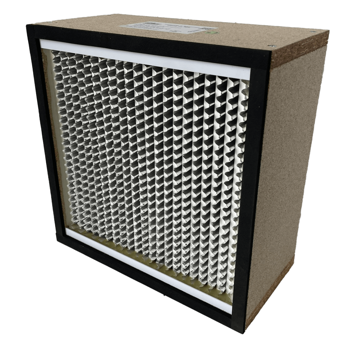 HEPA Certified Filter • 12x12x6 • 99.97% • Wood Frame • Standard Capacity • #OAH1212-10