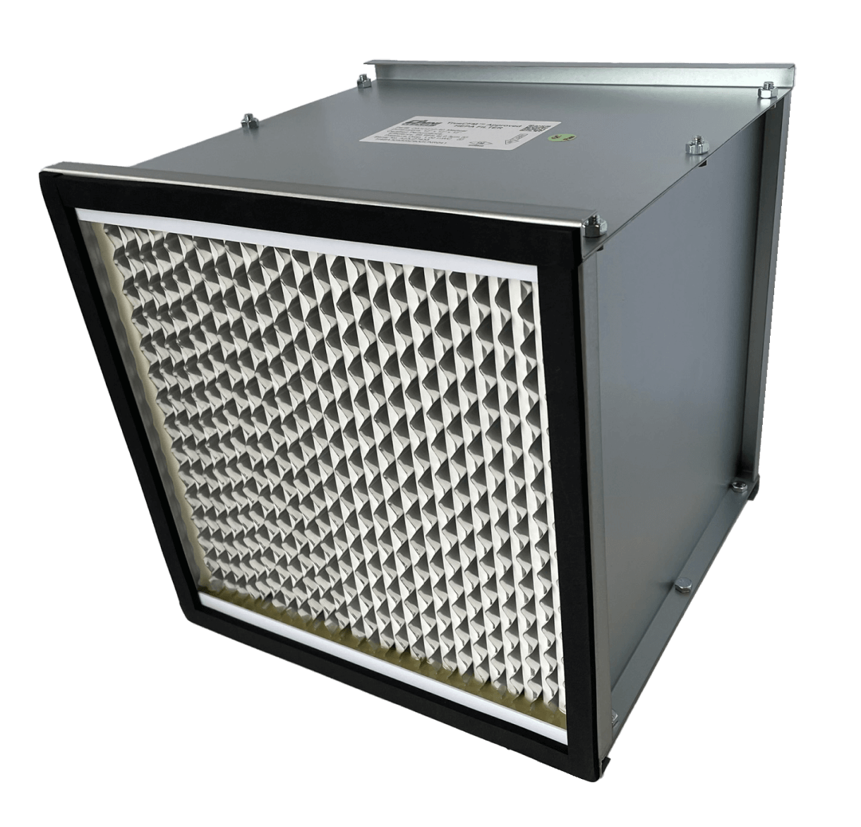 HEPA Certified Filter • 12x12x12 • 99.99% • Metal Frame • Standard Capacity • #OAH1212-40