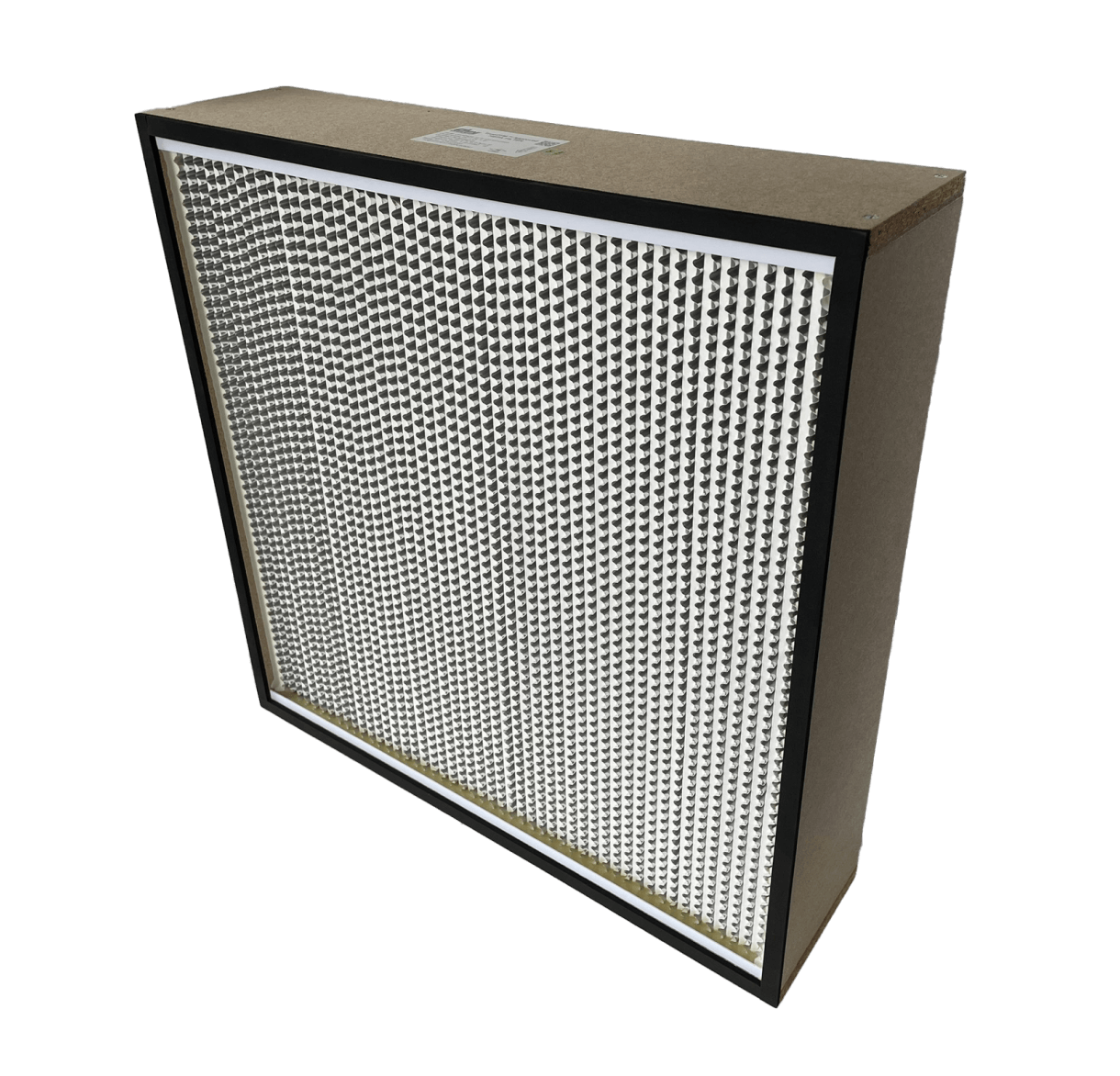 HEPA Certified Filter • 24x24x6 • 99.97% • Wood Frame • Standard Capacity • #OAH2424-10