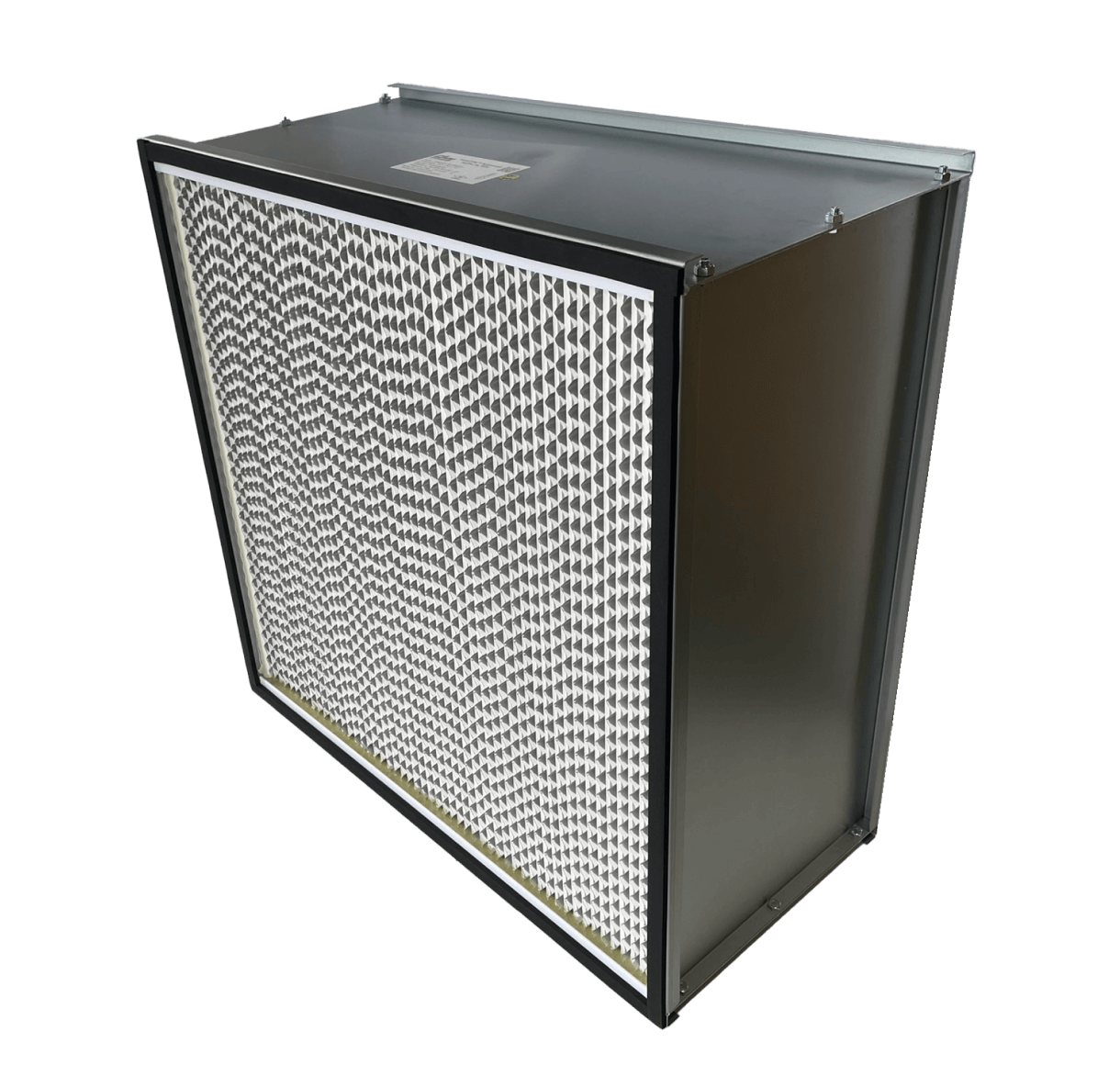 HEPA Certified Filter • 24x24x12 • 99.99% • Metal Frame • Standard Capacity • #OAH2424-40