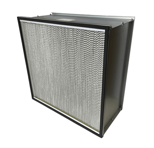 HEPA Certified Filter • 24x24x12 • 99.99% • Metal Frame • High Capacity • #OAH2424-50
