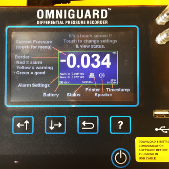 OmniGuard 5 Differential Pressure Monitor • #IOG5 • Replaced with IOG6