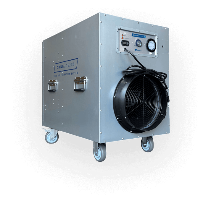 OmniAire Negative Air Machine • HEPA • 99.99% • #OA2000 PRO – Omni CleanAir