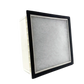 Air filter in a black frame on a white background