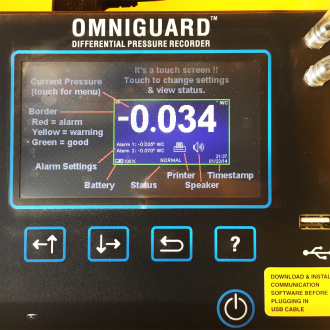 OmniGuard 6 Differential Pressure Monitor • #IOG6